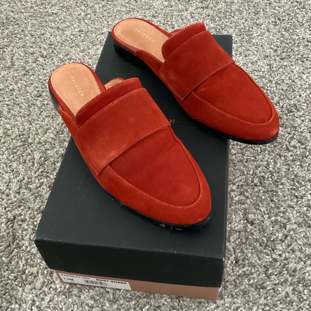 Halogen Suede Mules